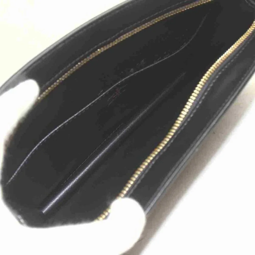 Louis Vuitton Black Epi Pochette Home Envelope